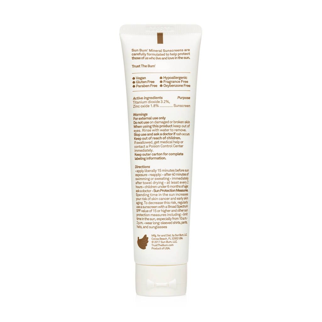 Sun Bum Sunscreen SPF 30 Mineral Tinted Face Lotion 1.7 oz