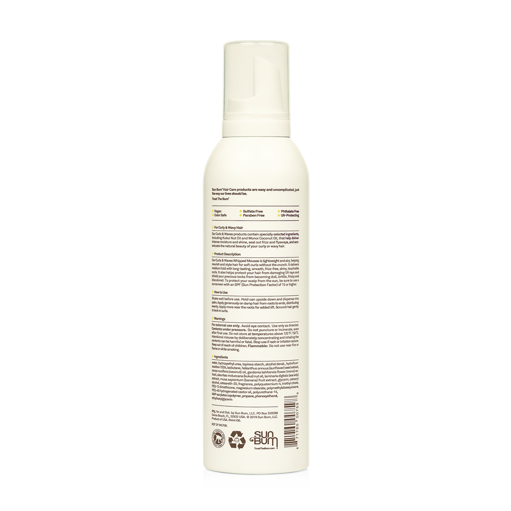 Sun Bum Curls And Waves Whipped Mousse