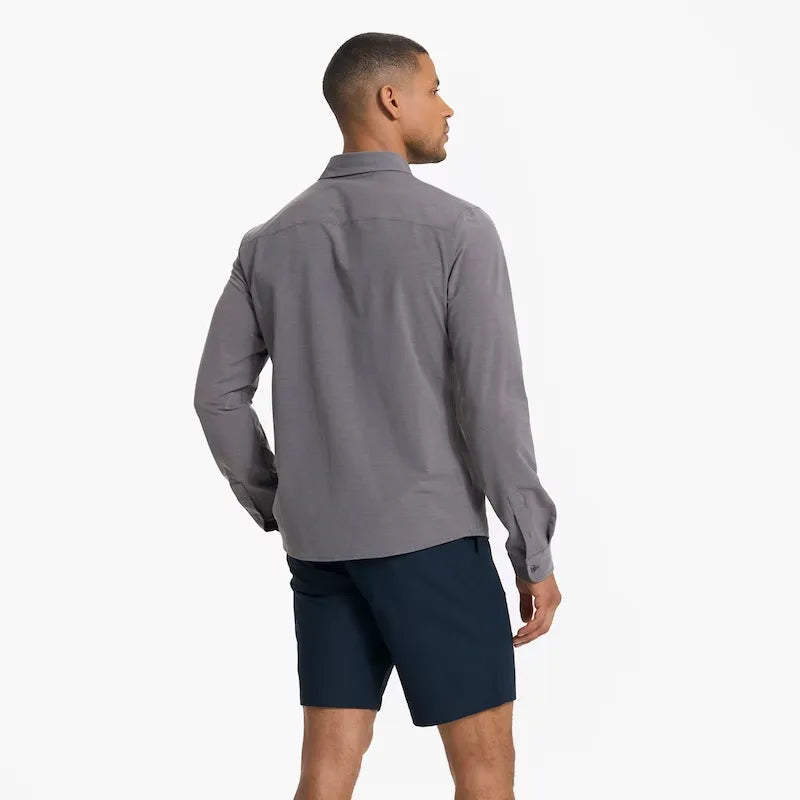 Vuori Mens Shirt Long Sleeve Bridge Button Down