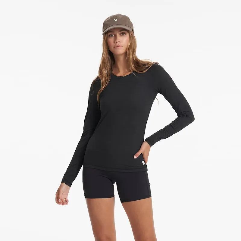Vuori Womens Shirt Long-Sleeve Lux Crew