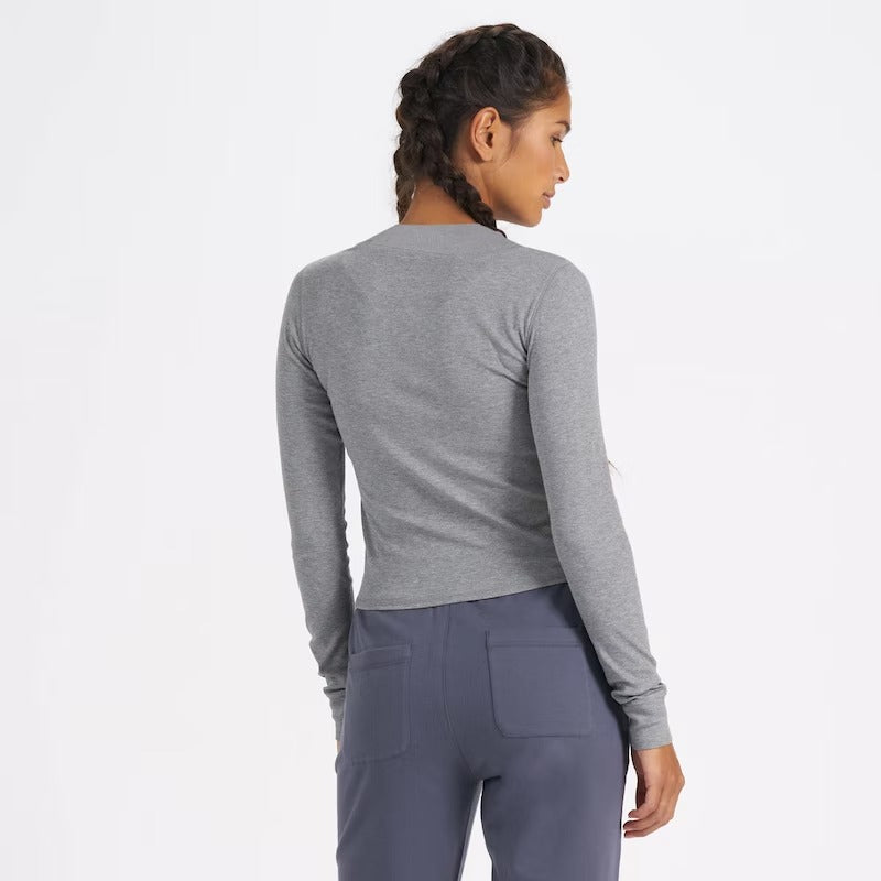 Vuori Womens Shirt Long-Sleeve Mudra Fitted Tee