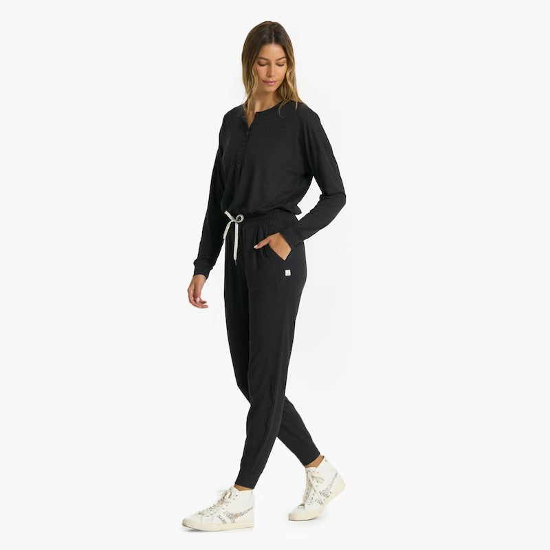 Vuori Womens Jumpsuit Lux Henley