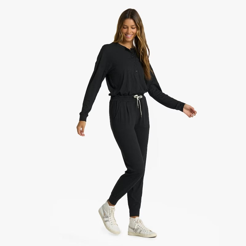 Vuori Womens Jumpsuit Lux Henley