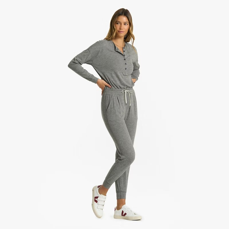 Vuori Womens Jumpsuit Lux Henley