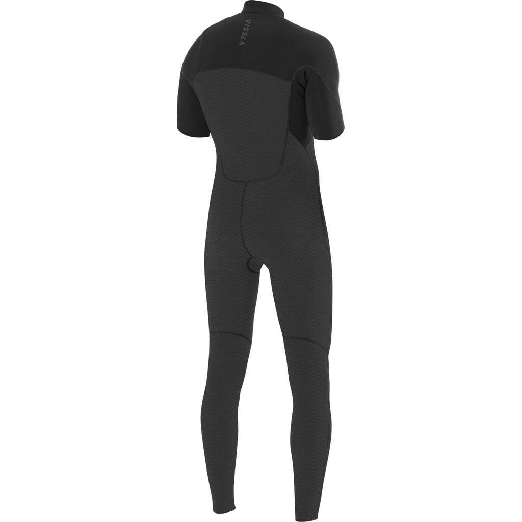 Vissla Mens Full Suit High Seas 2-2mm SS Full Chest Zip