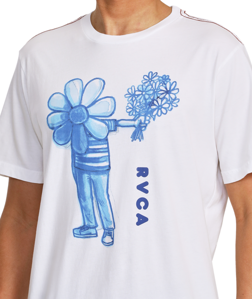 RVCA Mens Shirt Flower Friend