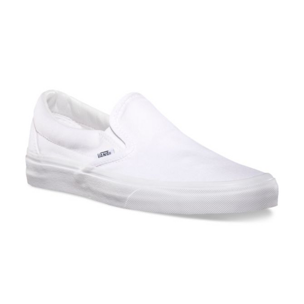 white van slip ons women's