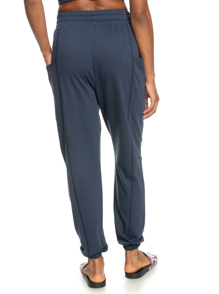 Roxy Go Off Jogger Sweatpants Blue Size XXL - 60% Cotton, 40% Polyester