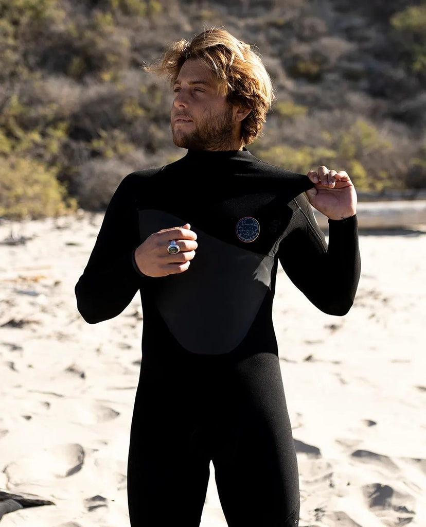 Rip Curl Mens Wetsuit Flashbomb E7 Heat Seeker 4/3mm Zip Free Fullsuit