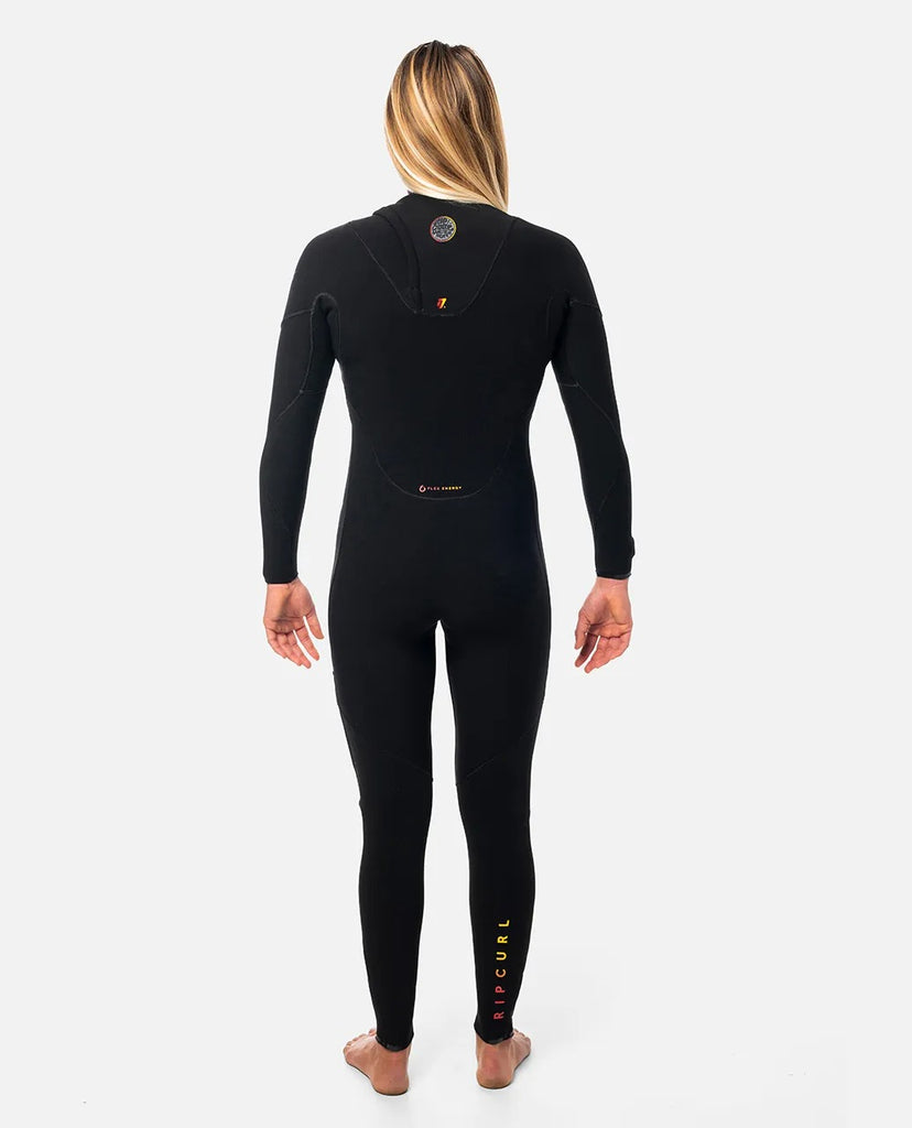 Rip Curl Womens Wetsuits Flashbomb E7 Heat Seeker 4/3mm Zip Free Fullsuit
