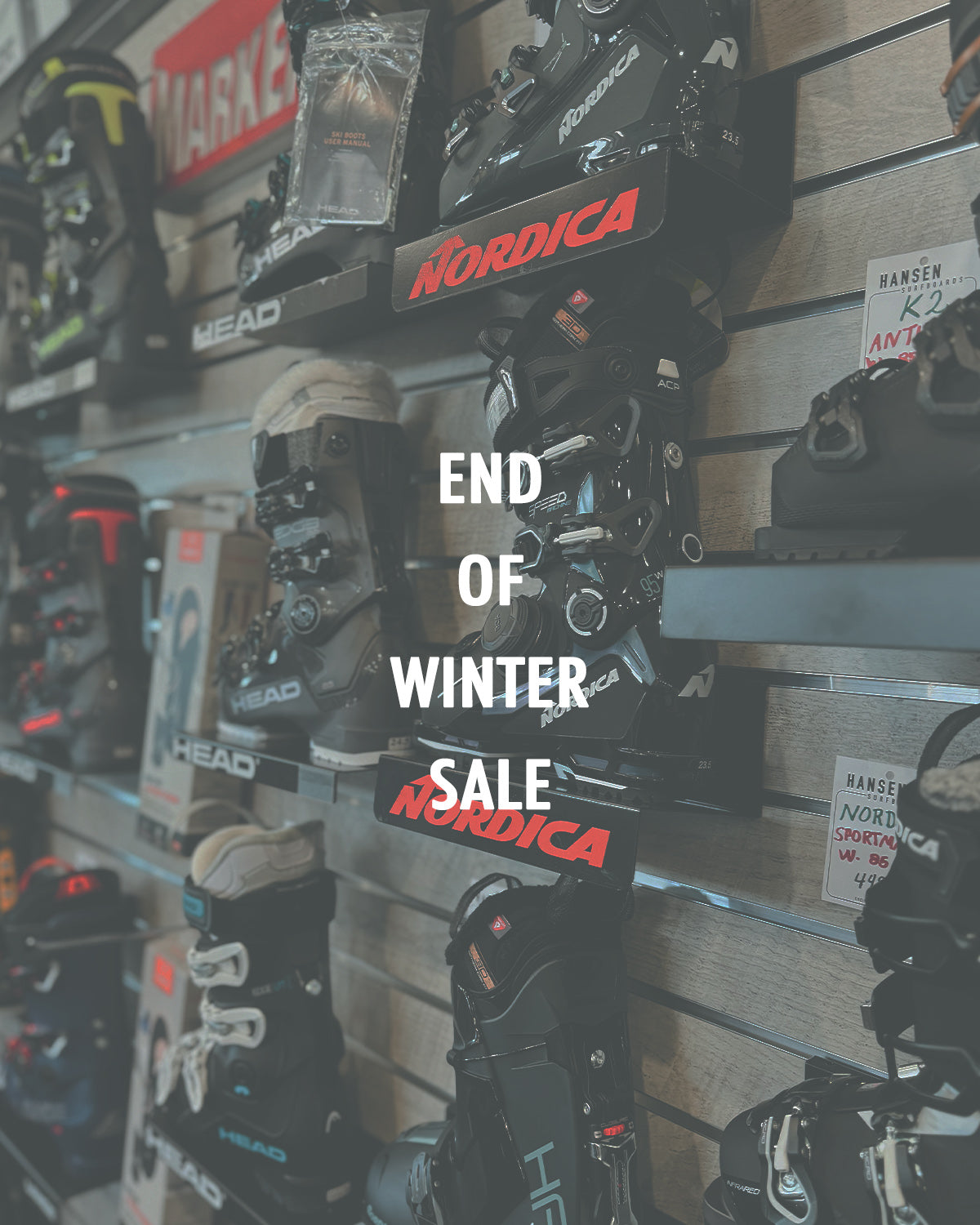 HANSEN'S END-OF-WINTER SKI & SNOW SALE