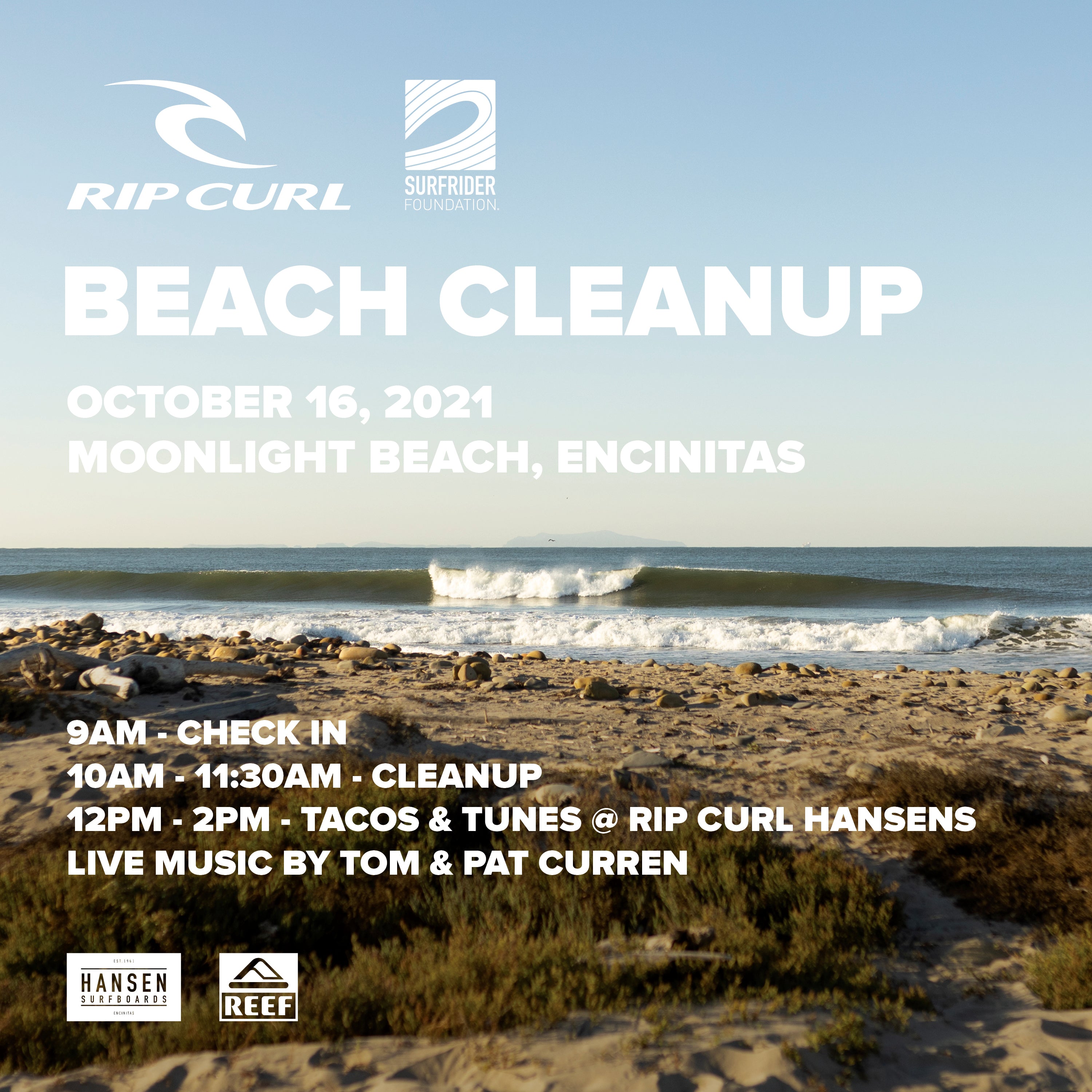 RIP CURL BEACH CLEANUP