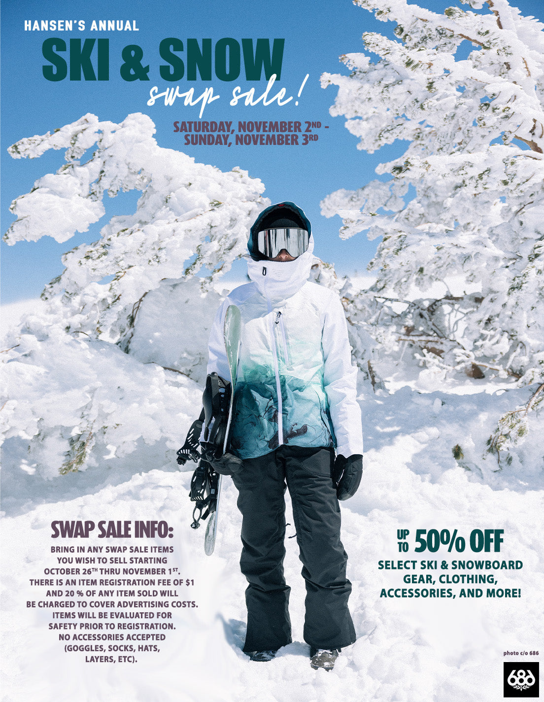 HANSEN'S ANNUAL SKI & SNOW SWAP SALE