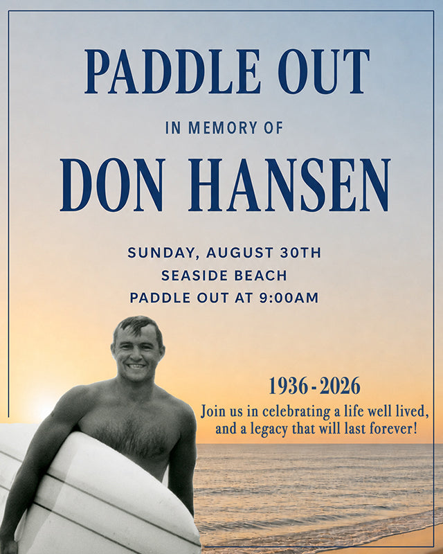 Don Hansen Paddle Out