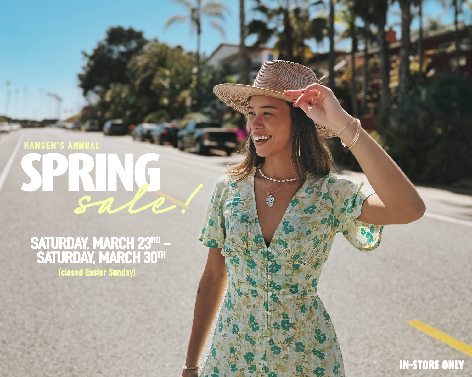 HANSEN'S ANNUAL SPRING TENT SALE