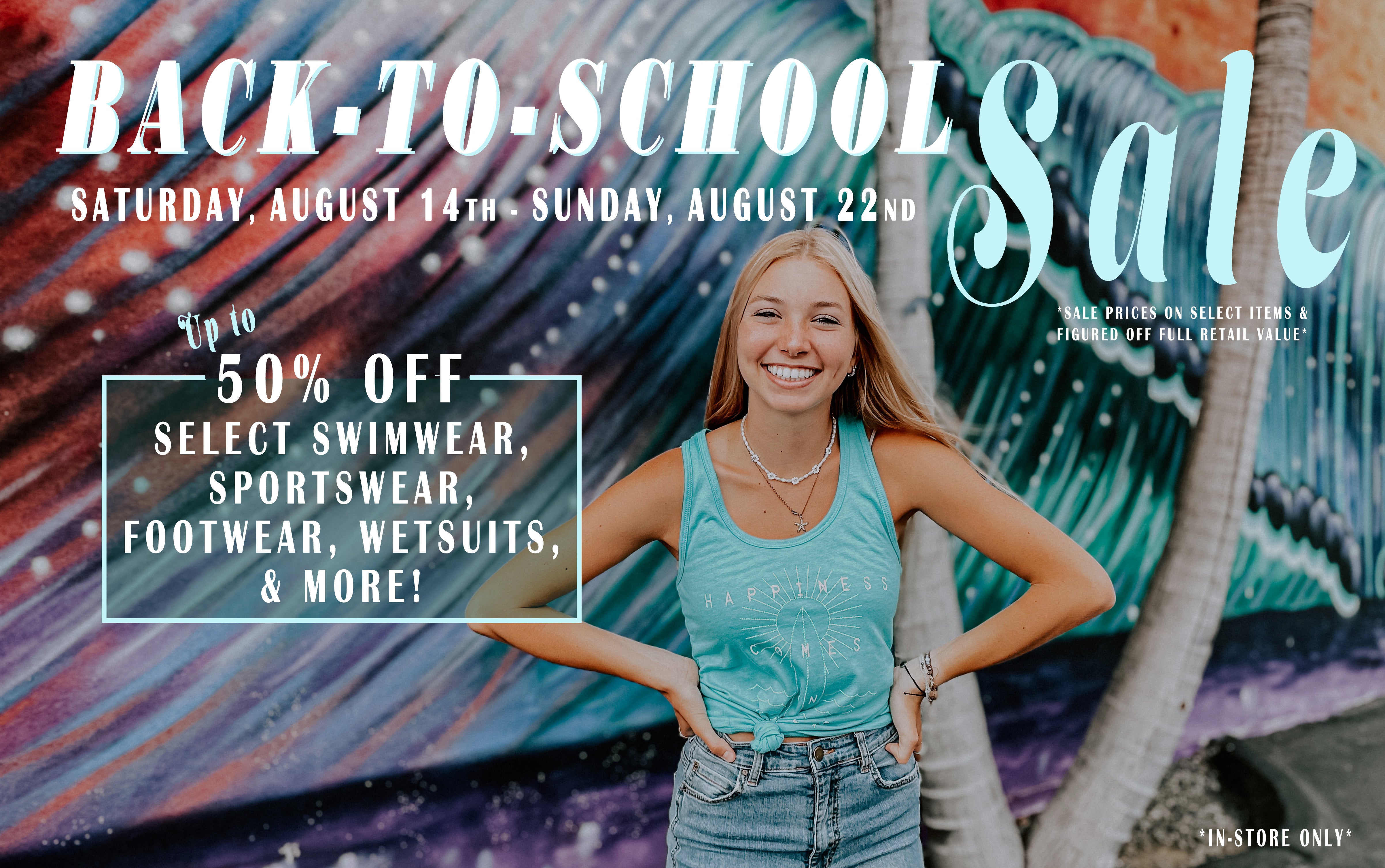 HANSEN'S ANNUAL BACK-TO-SCHOOL SALE!