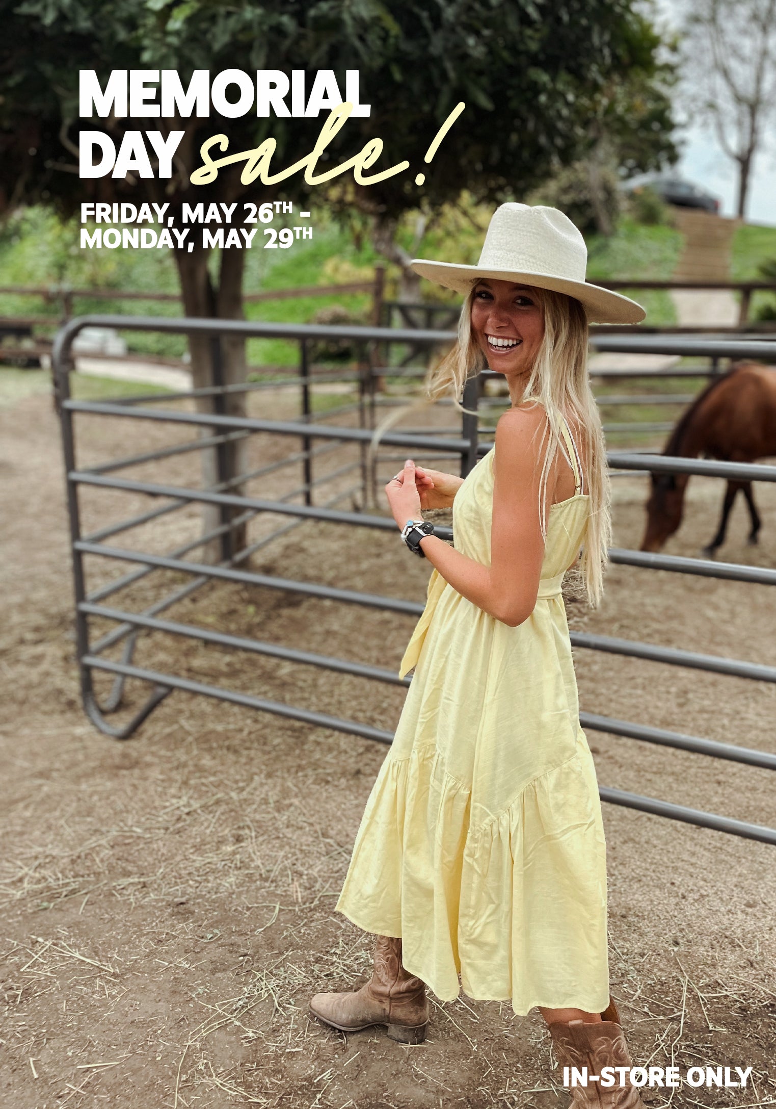 HANSEN'S ANNUAL MEMORIAL DAY WEEKEND TENT SALE!
