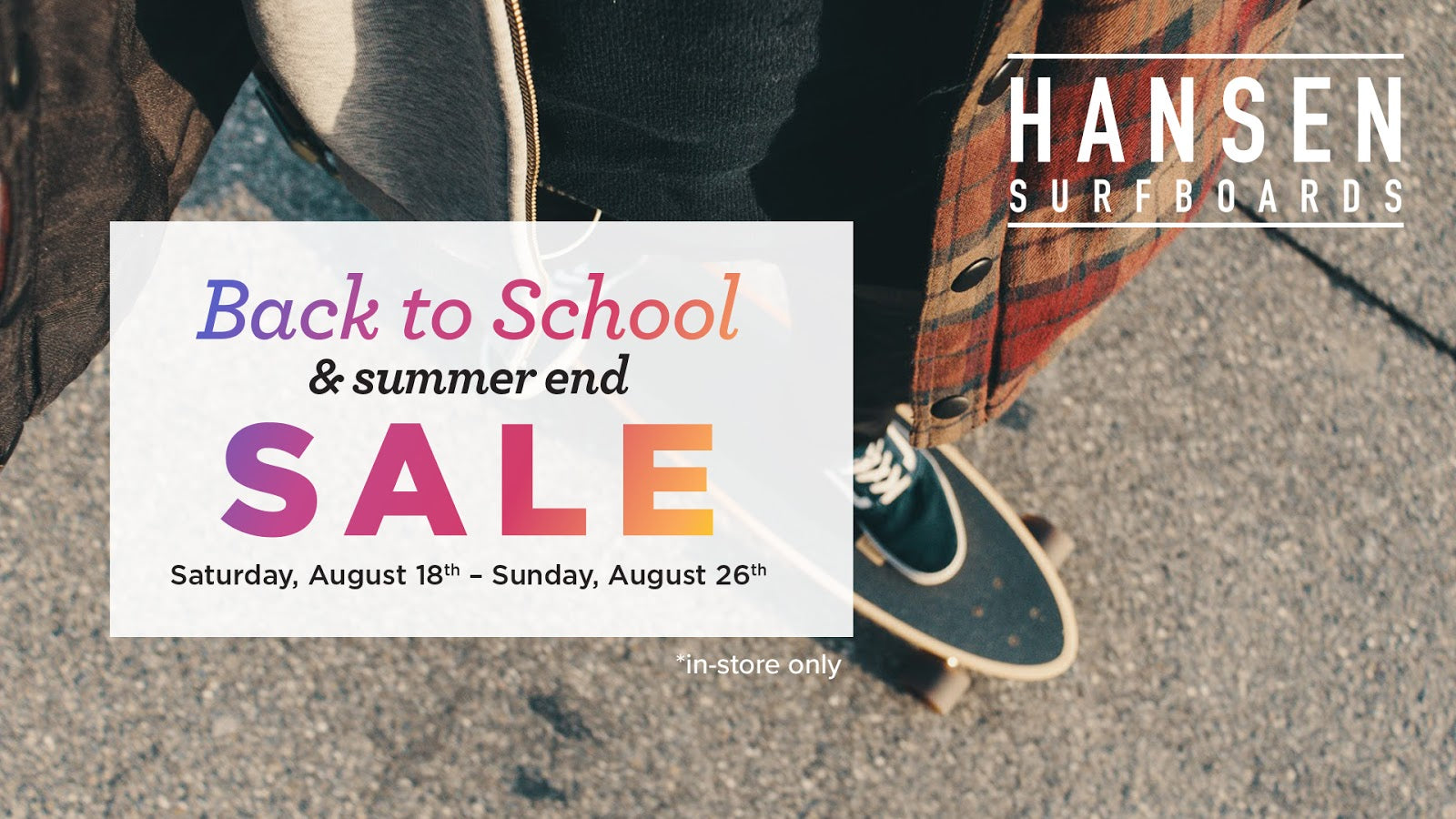 Back to School SALE 2018
