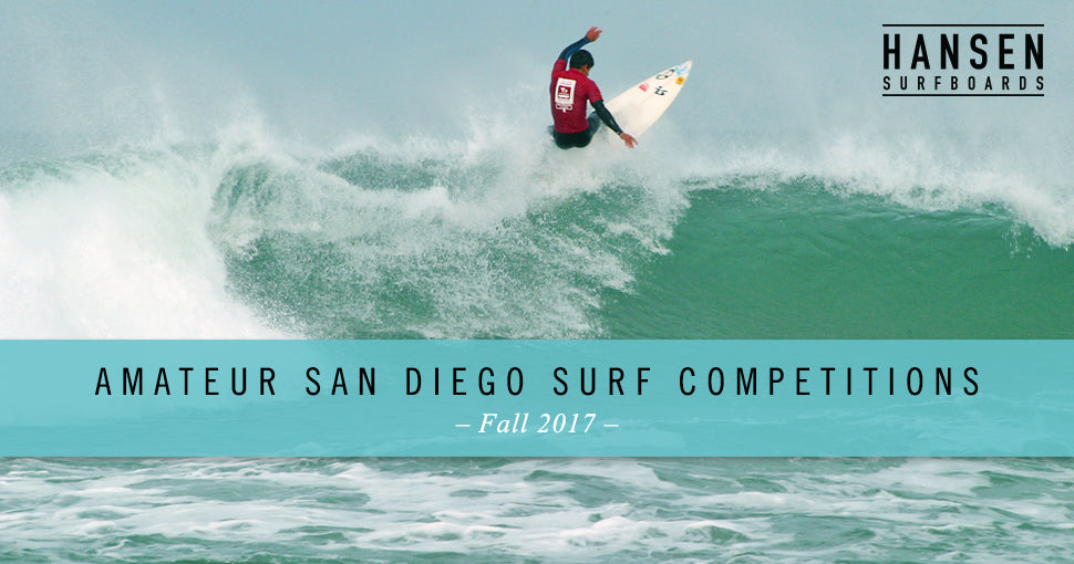 Amateur San Diego Surf Competitions Fall 2017