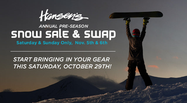Snow Gear Sale And Swap November 5th and 6th