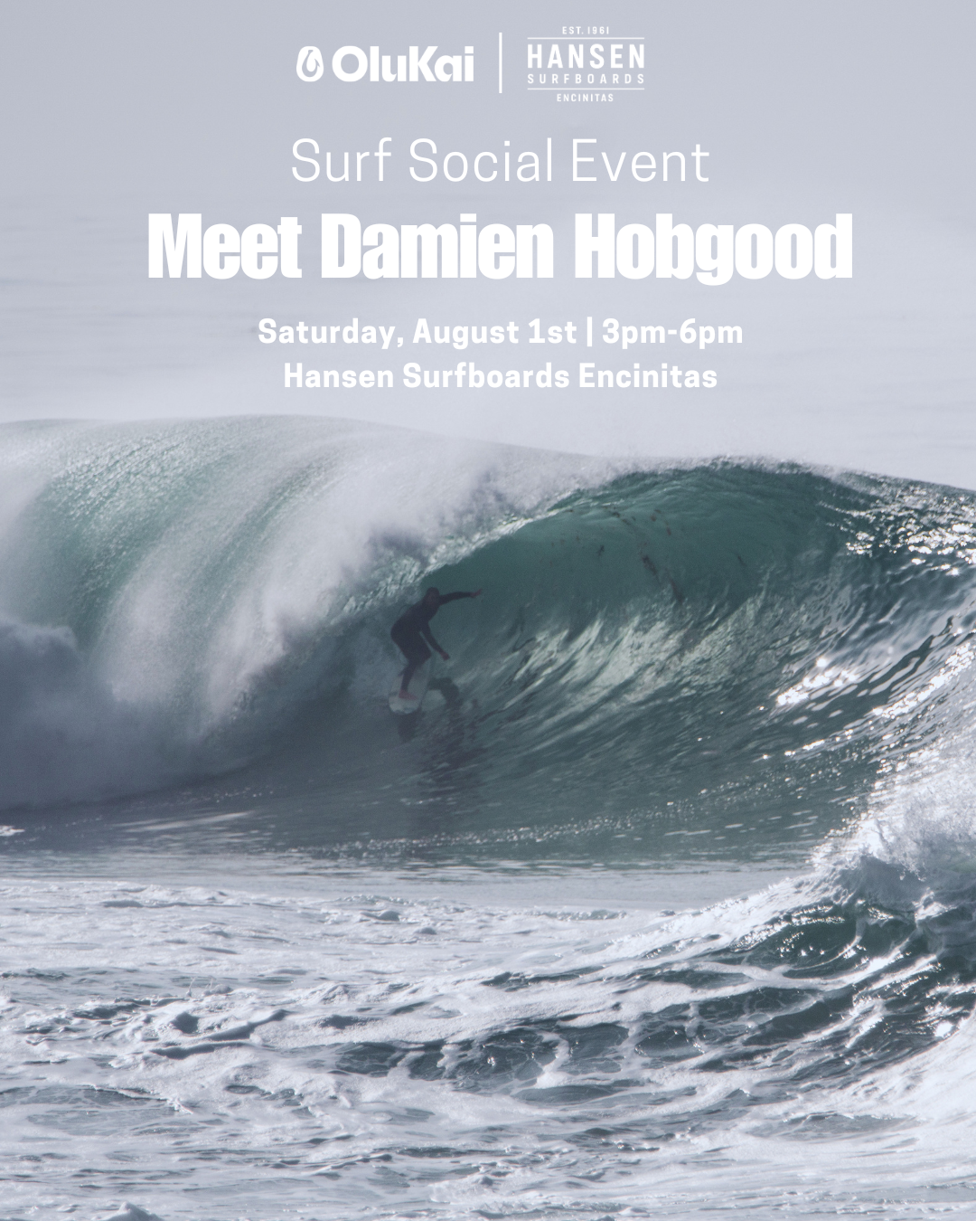 Olukai Presents: Surf Social Night with Damien Hobgood