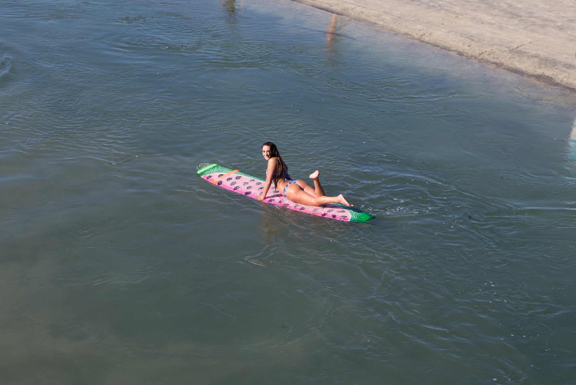Stephanie Schecter Enjoying Cardiff Reef on a Warm Fall Day 2015