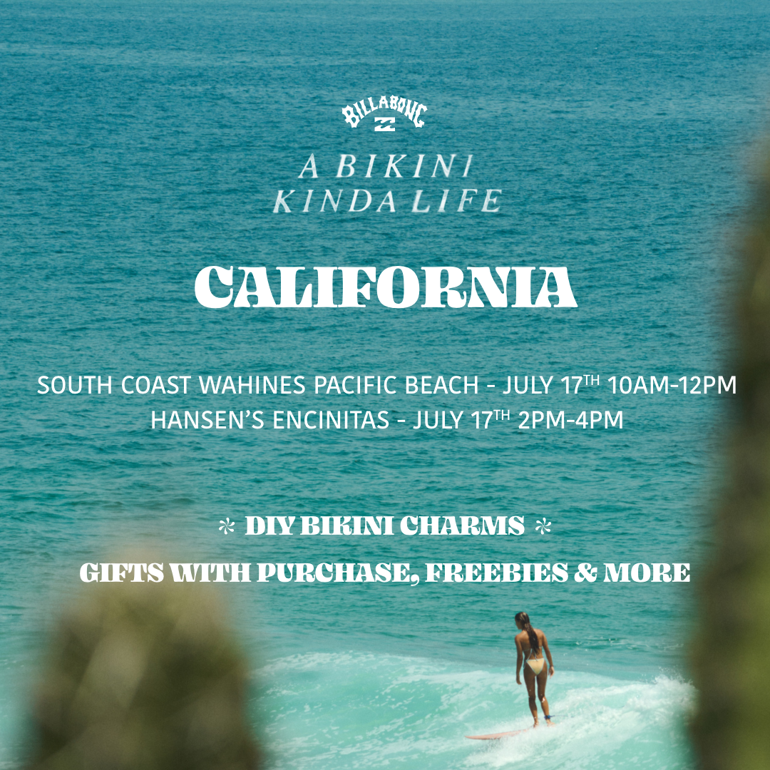 Billabong: A Bikini Kinda Life Tour Coming to Hansen's!