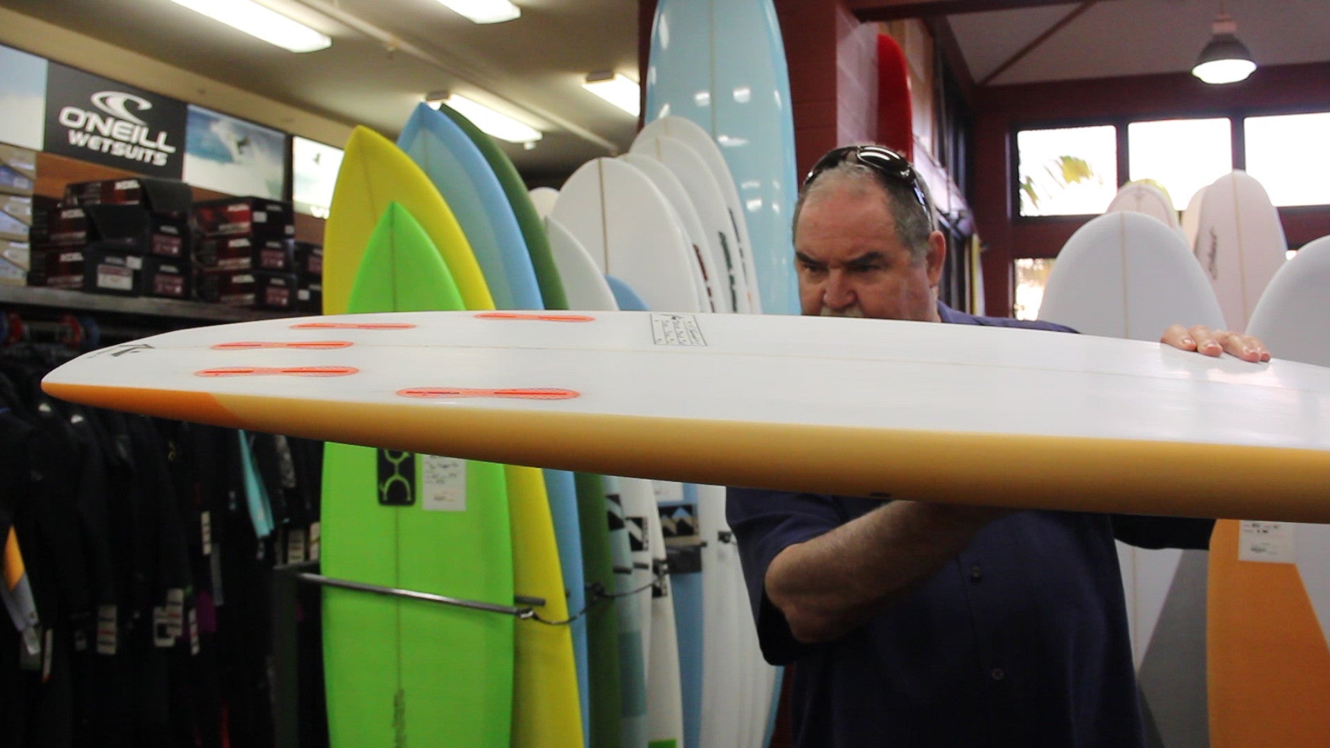 Rusty Preisendorfer's New 2016 Model the "Muffin Top" Surfboard