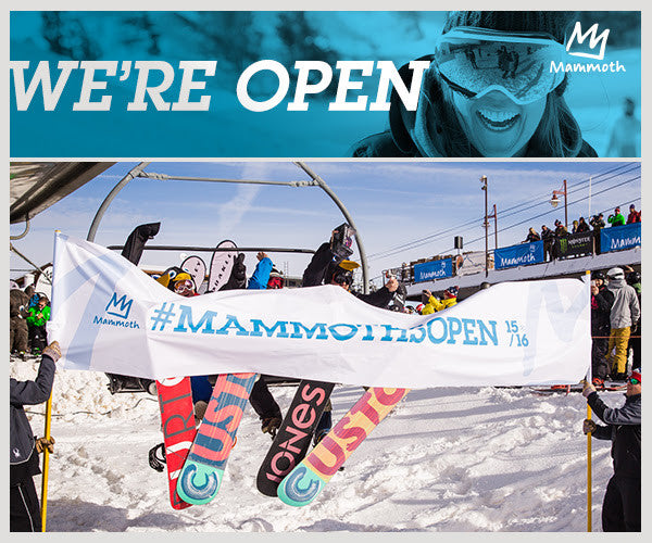 Mammoth Opened Yesterday and They Sure Had Fun