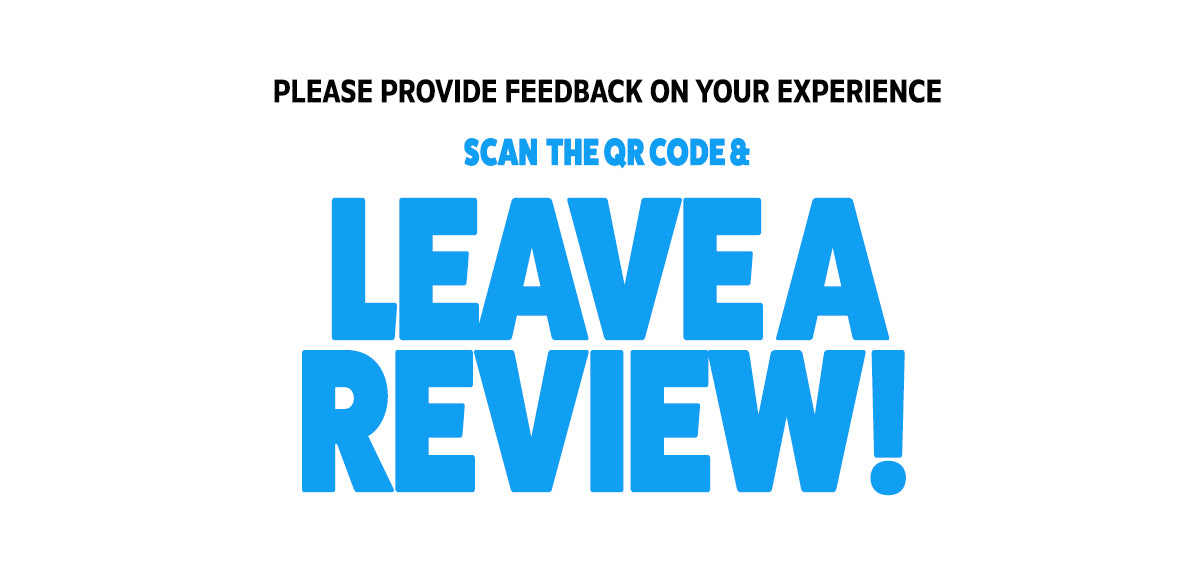 Leave a REVIEW!