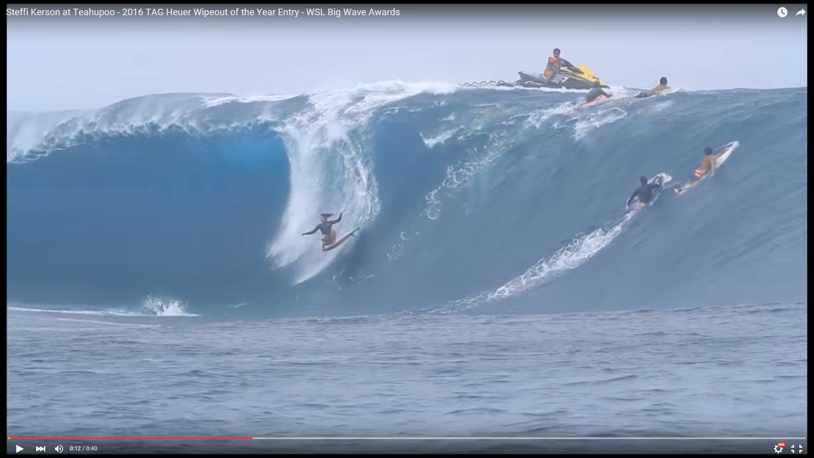 Step Offs at Teahupoo Are Dangerous - This One Didn't Go Well