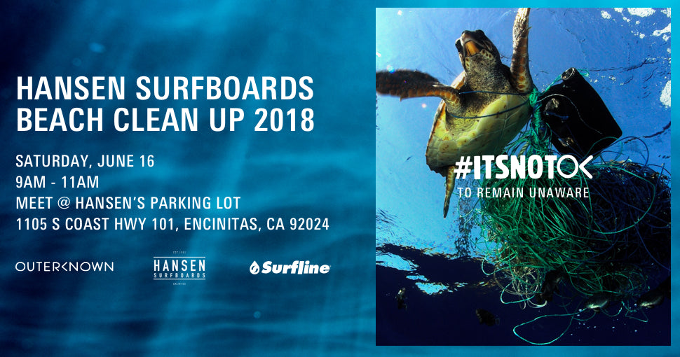 Hansen Surfboards Beach Clean Up 2018