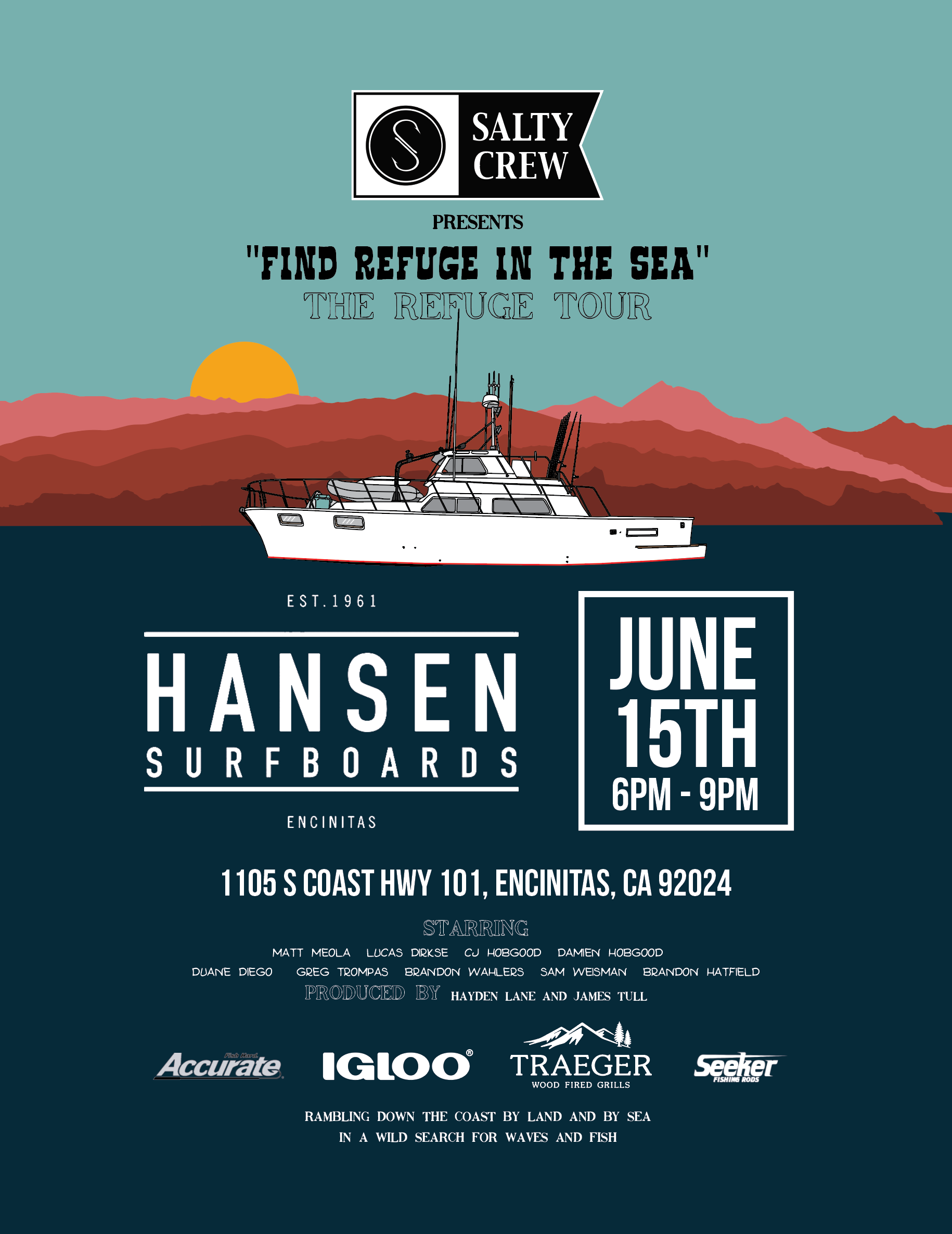 Salty Crew Presents "Find Refuge In The Sea"