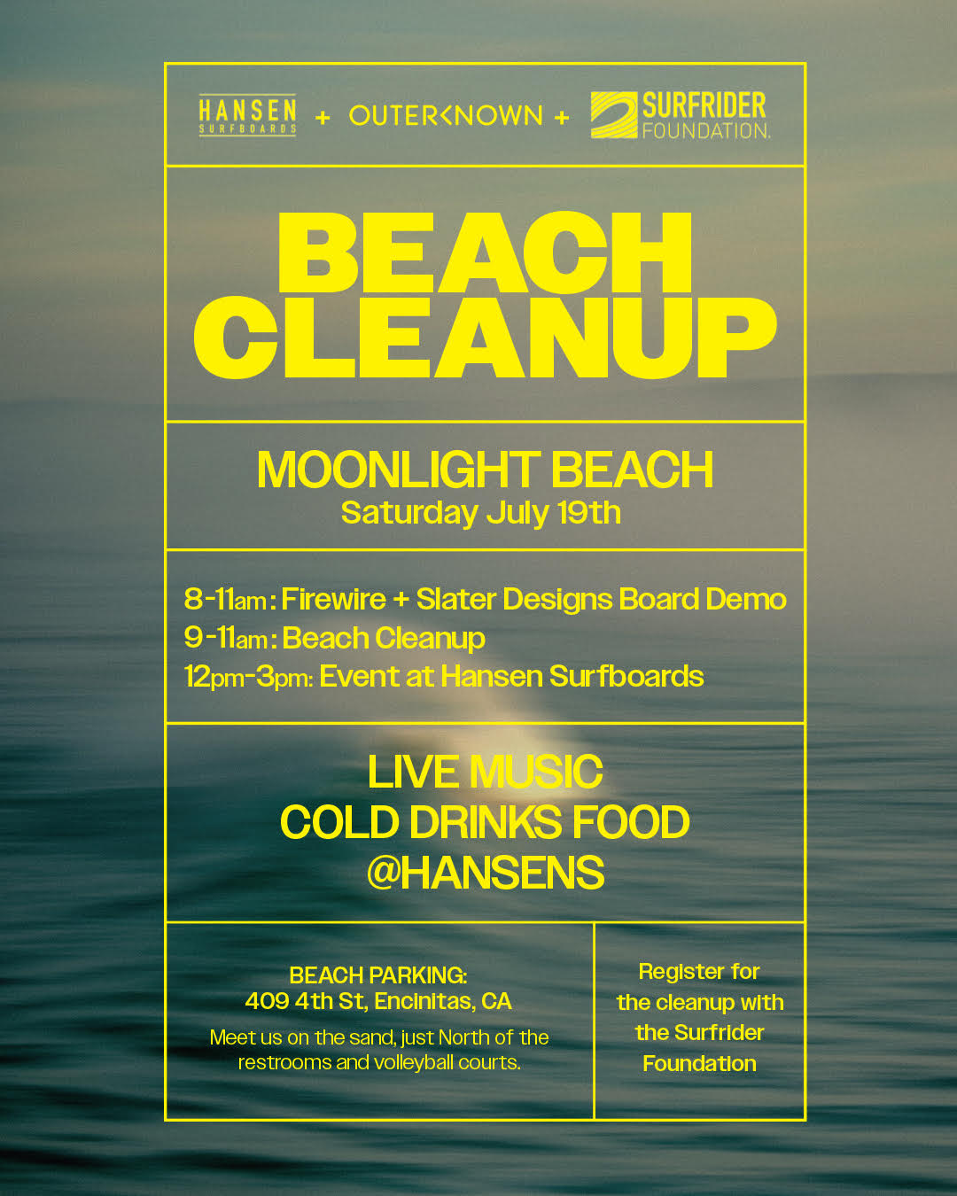 Outerknown Beach Clean-up & After Party!