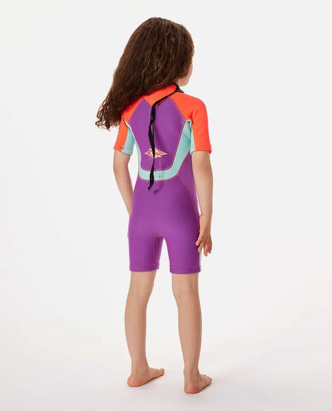 Rip Curl Kids Wetsuits Groms Omega Back Zip Springsuit