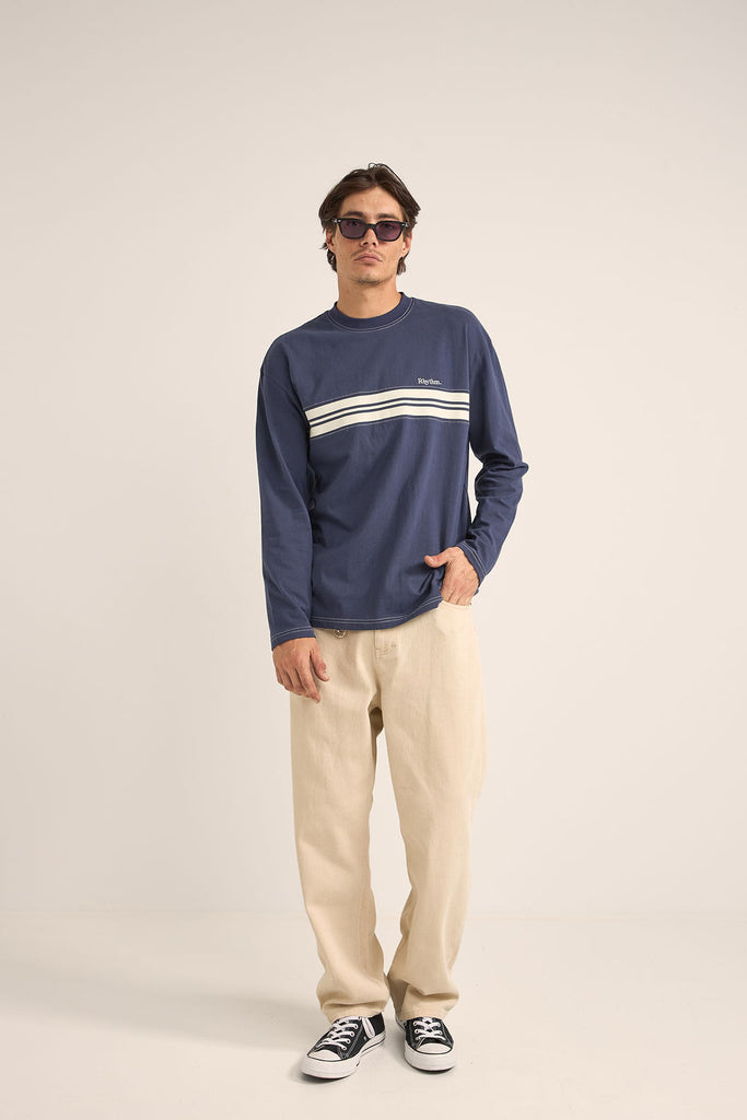 Rhythm Mens Shirt Vintage Panel