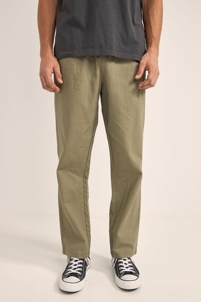 Rhythm Mens Pants Linen Jam