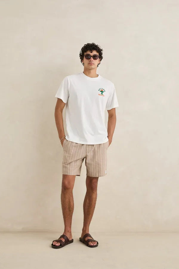 Rhythm Mens Shorts Seersucker Stripe Jam