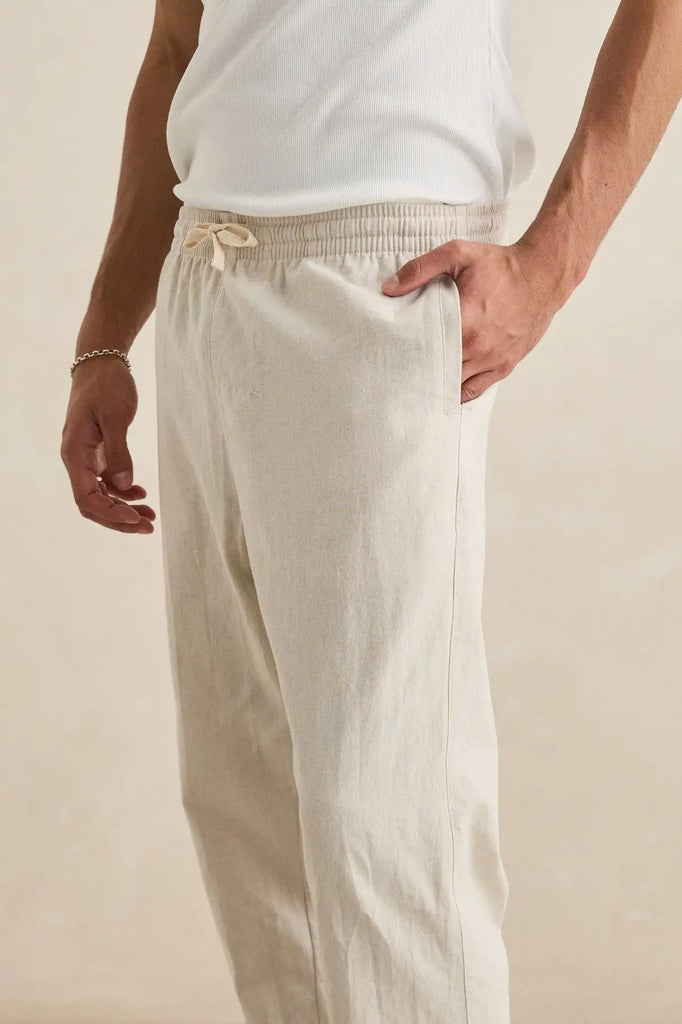 Rhythm Mens Pants Linen Jam