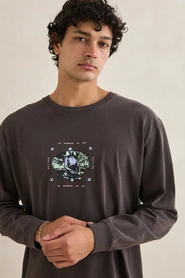 Rhythm Mens Shirt Nature Bot Vintage Long Sleeve