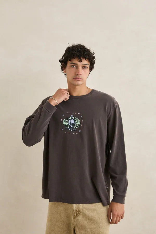 Rhythm Mens Shirt Nature Bot Vintage Long Sleeve