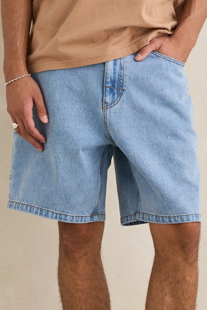Rhythm Mens Shorts Toby Denim