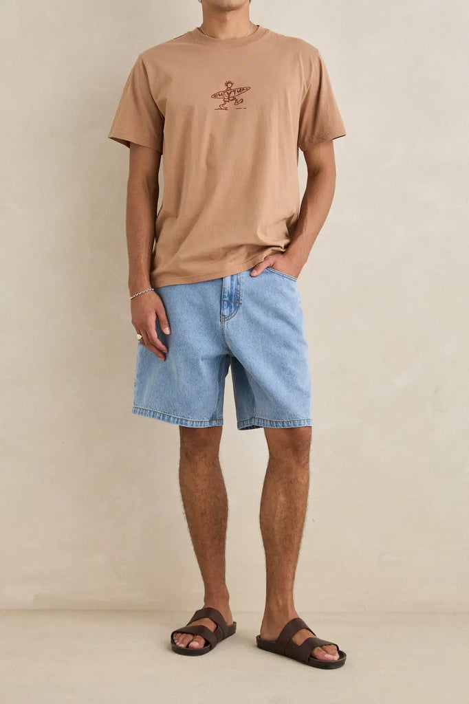 Rhythm Mens Shorts Toby Denim