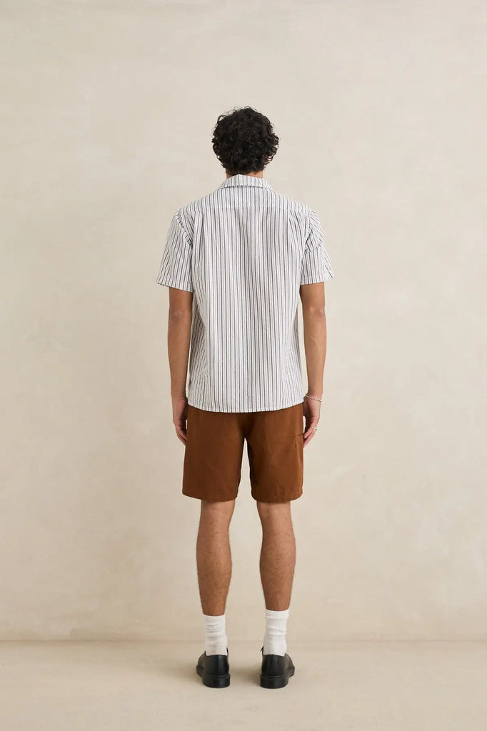 Rhythm Mens Woven Seersucker Stripe