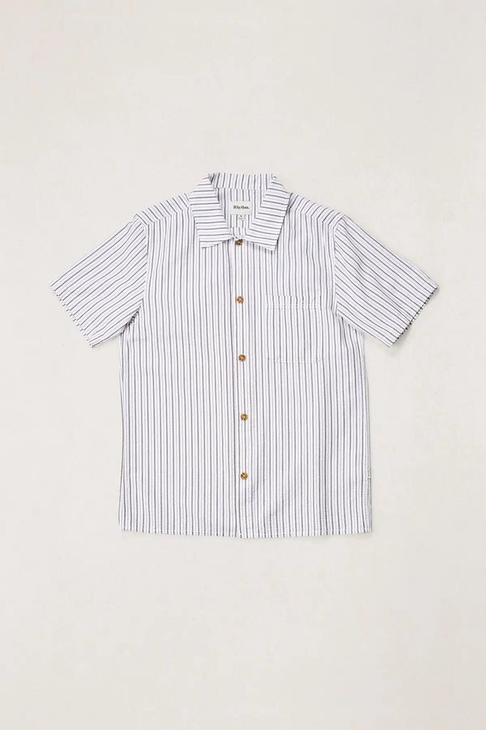 Rhythm Mens Woven Seersucker Stripe