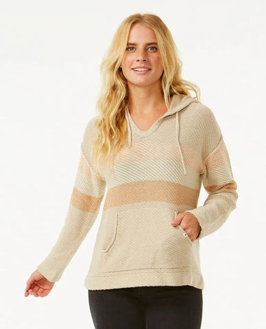 Rip Curl Womens Sweater Block Party Poncho Knit