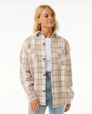 Rip Curl Womens Shirt High Tide Soft Flannel