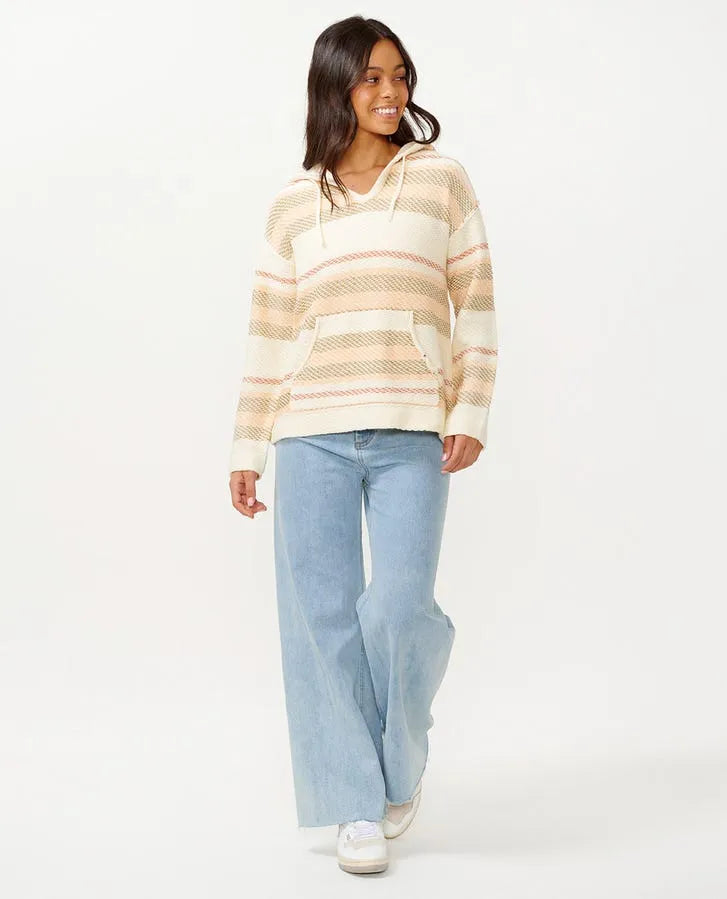 Rip Curl Womens Sweater Desert Dreams Stripe Poncho