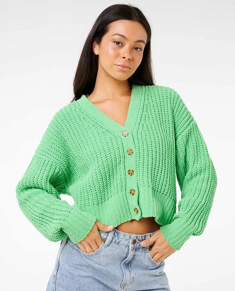 Rip Curl Womens Sweater Neon Isles Cardigan