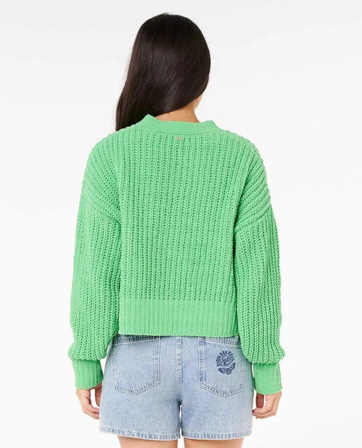 Rip Curl Womens Sweater Neon Isles Cardigan